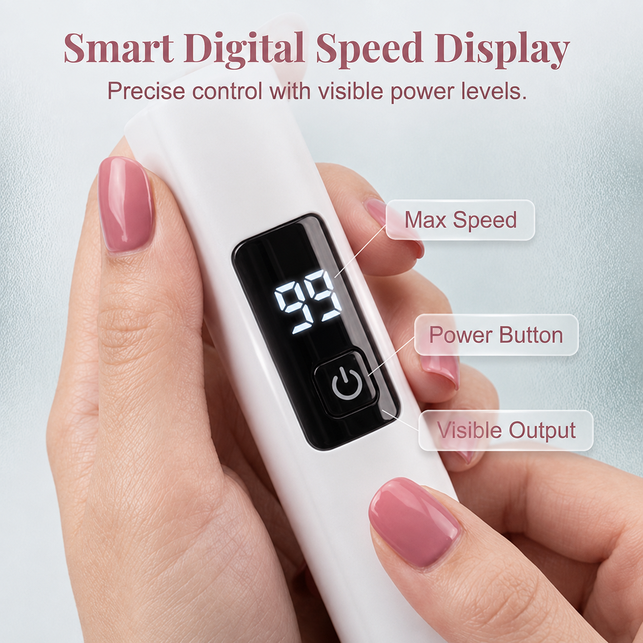 Pralune® Professional Electric Nail Drill Kit – Digital Speed Control for Manicures & Pedicures
