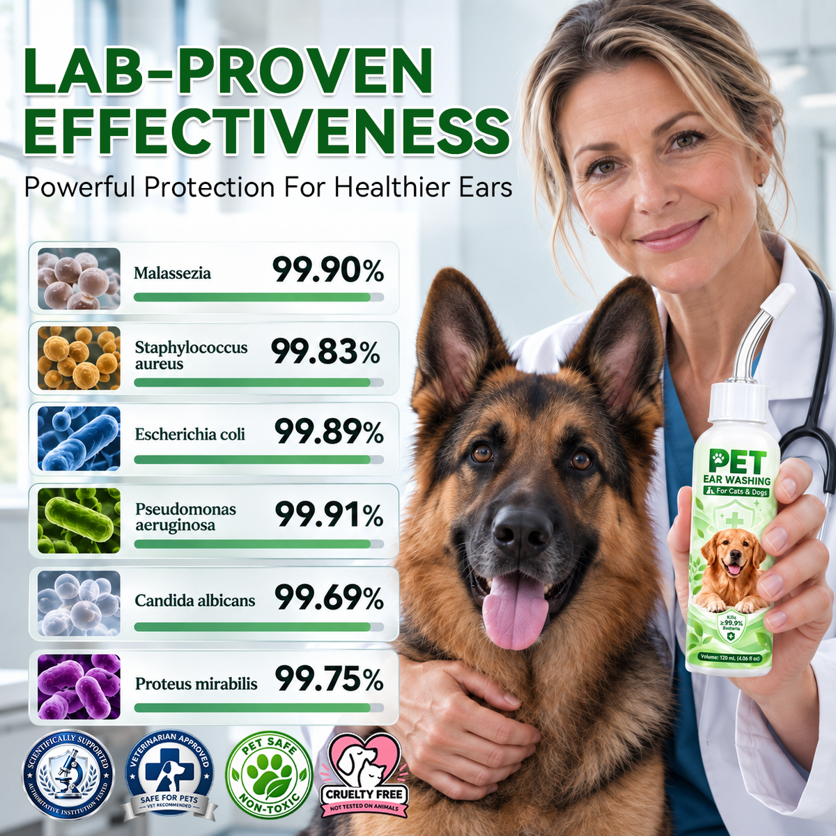 Pralune®🐶🐱 Ear cleaner | Soothes itchy ears👂