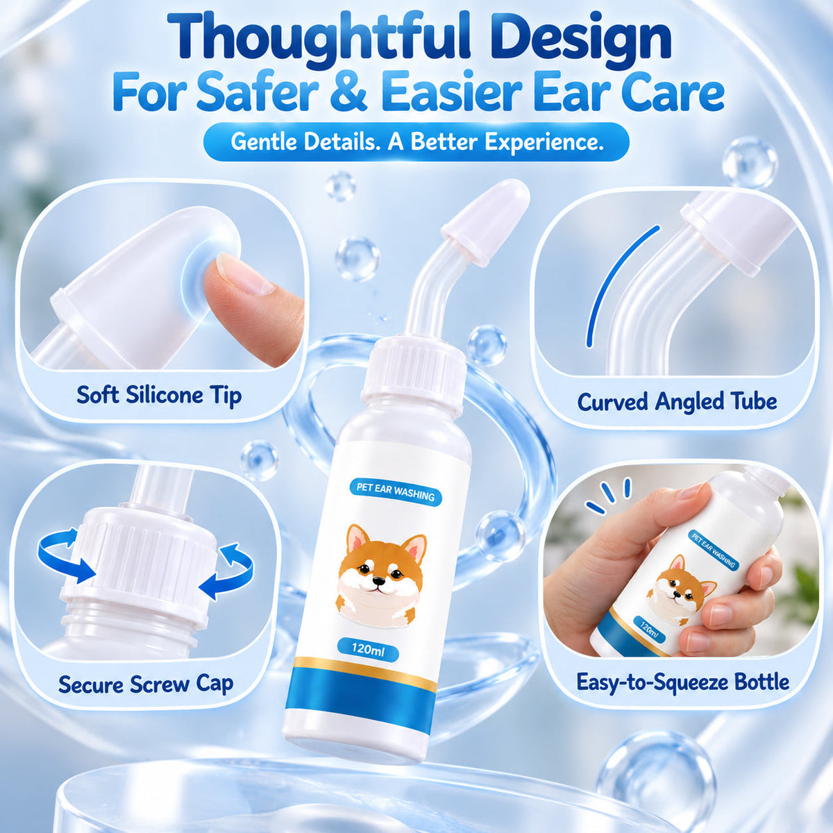 ⏰ 40% OFF TodayPralune®🐶🐱 Ear cleaner | Soothes itchy ears👂
