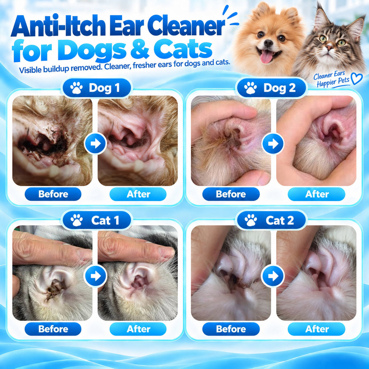 ⏰ 40% OFF TodayPralune®🐶🐱 Ear cleaner | Soothes itchy ears👂