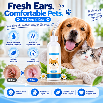 ⏰ 40% OFF TodayPralune®🐶🐱 Ear cleaner | Soothes itchy ears👂